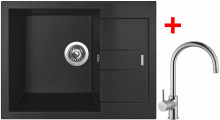 Sinks AMANDA 650 Metalblack+VITALIA  